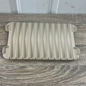 Anchor Hocking Microwave Oven Bacon‎ Meat Pan Roasting Rack Pan PM-479-11